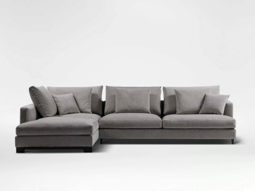 EASYTIME - Sectional fabric sofa with chaise longue by CAMERICH - view 3