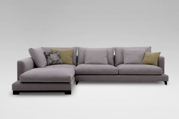 LAZYTIME - Sectional fabric sofa with chaise longue by CAMERICH - view 3