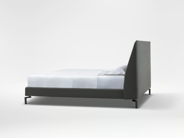 MELODY - Fabric double bed with upholstered headboard by CAMERICH - view 3