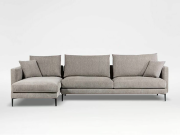 NOTTING - Sectional fabric sofa with chaise longue by CAMERICH - view 2