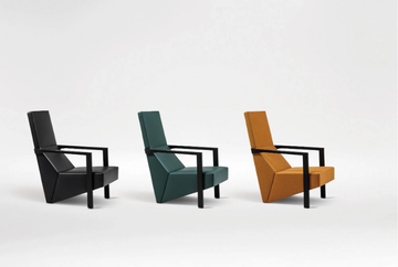 PUZZLE - Leather armchair with armrests by CAMERICH - view 3