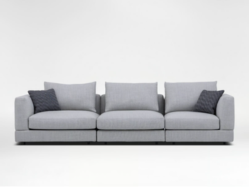 NATURE - Modular fabric sofa with removable cover by CAMERICH - view 2