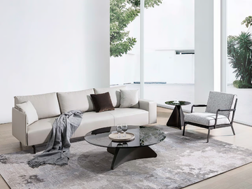 EAST-WEST - 3 seater sectional fabric sofa by CAMERICH - view 3