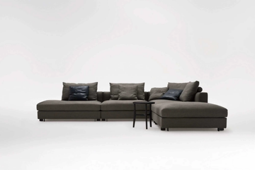 CLOUDS - Modular fabric sofa with chaise longue by CAMERICH - view 3