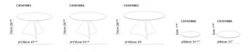 SPIN - Round marble table by CAMERICH - view 3