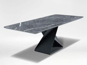 ZING - Rectangular marble table by CAMERICH - view 2