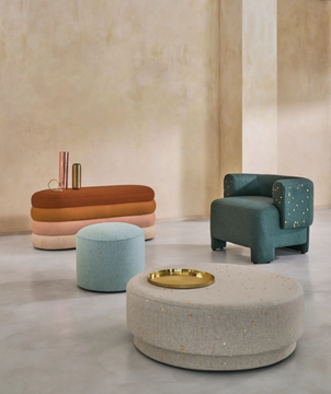 ALIENOR - Solid-color wool fabric by CASAMANCE - view 3