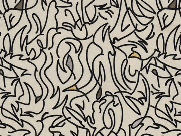 ANAMORPHOSE - Embroidered fabric with graphic pattern by CASAMANCE - view 2