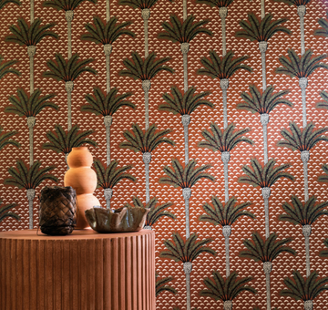 ATLAS - Washable nonwoven wallpaper with floral pattern by CASAMANCE - view 3