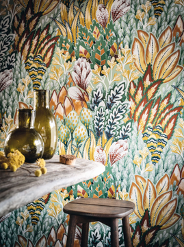 AVICENNIA - Washable wallpaper with floral pattern by CASAMANCE - view 3
