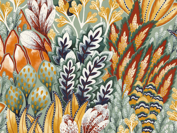AVICENNIA - Washable wallpaper with floral pattern by CASAMANCE - view 2