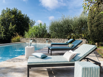 CAORI - Outdoor washable fabric with graphic pattern by CASAMANCE - view 3