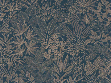 DOUM - Washable wallpaper with floral pattern by CASAMANCE - view 2
