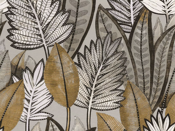 SABAL - Washable nonwoven wallpaper with floral pattern by CASAMANCE - view 2