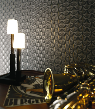 STEIN - Washable geometric nonwoven wallpaper by CASAMANCE - view 3