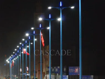 LED tips for lighting columns top - LED garden lamp post by CASCADE - view 2