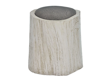 SAUVAGE - Teak garden stool with integrated cushion by CBdesign - view 2
