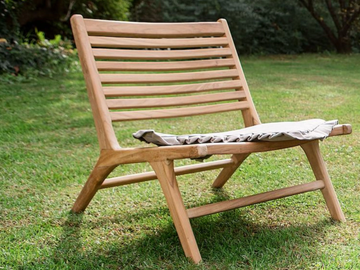 VIENNA RELAX - Garden teak easy chair by CBdesign - view 3