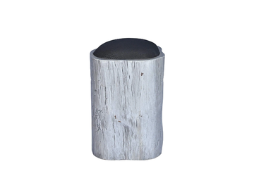 SAUVAGE - Teak garden stool with integrated cushion by CBdesign - view 3