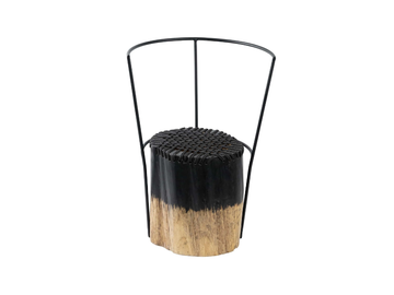 SAUVAGE - Teak garden chair with integrated cushion by CBdesign - view 2