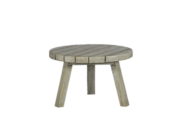 RUSTIC - Round teak garden side table by CBdesign - view 3