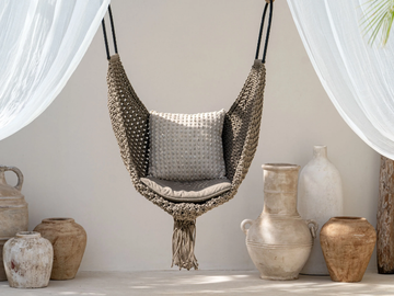 LOUISE - Synthetic fibre garden hanging chair by CBdesign - view 3