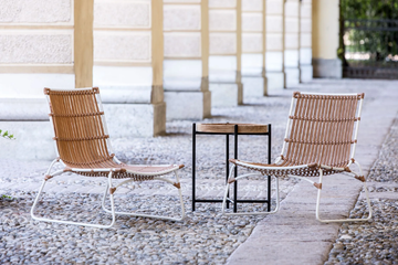 BALIZE - Sled base garden armchair by CBdesign - view 3