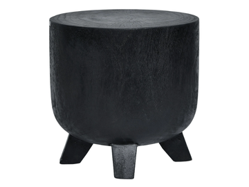 BREAKE - Low stool / round Suar wood garden side table by CBdesign - view 2