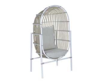 ELLISSE - High-back synthetic fibre garden armchair by CBdesign - view 2