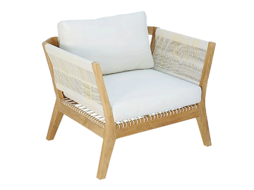 MILLY - Synthetic fibre garden armchair with armrests by CBdesign - view 2