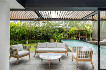 MILLY - 3 seater synthetic fibre garden sofa by CBdesign - view 3