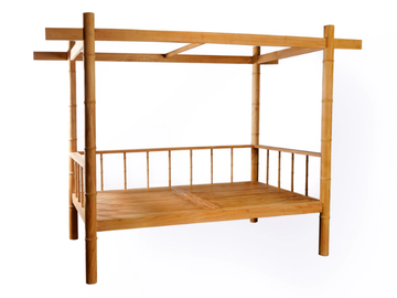 SAUVAGE - Canopy teak garden bed by CBdesign - view 2
