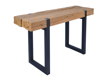 SAUVAGE - Rectangular teak garden console by CBdesign - view 2