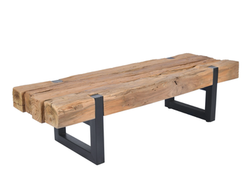 SAUVAGE - Low teak coffee table by CBdesign - view 2