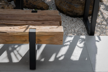 SAUVAGE - Low teak coffee table by CBdesign - view 3