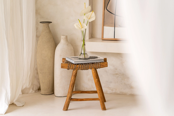 THEO - Low teak garden stool by CBdesign - view 3