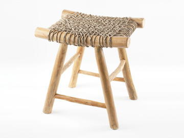 THEO - Low teak garden stool by CBdesign - view 2