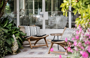 VIENNA RELAX - Garden teak and syntetic rope easy chair by CBdesign - view 3