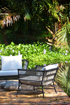 YOKO - Synthetic fibre garden armchair with armrests by CBdesign - view 3