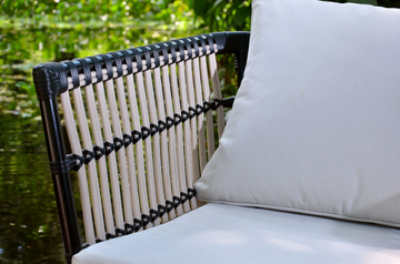 YOKO - 2 seater synthetic fibre garden sofa by CBdesign - view 3