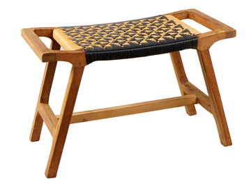 ZOCO - Low teak garden stool by CBdesign - view 2