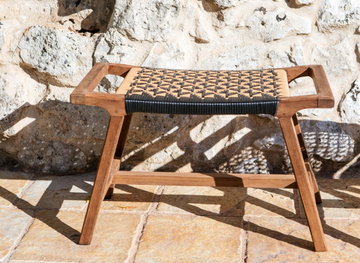 ZOCO - Low teak garden stool by CBdesign - view 3