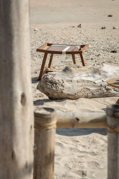 ZOCO - Low teak garden stool by CBdesign - view 3