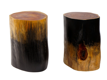 SAUVAGE - Teak garden stool by CBdesign - view 2