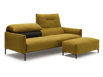 AVALANCHE - 3 seater fabric sofa with headrest by Cor - view 2