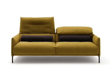 AVALANCHE - 3 seater fabric sofa with headrest by Cor - view 3