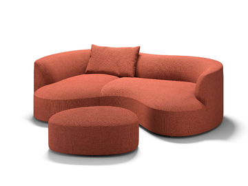 SIWA - Fabric sofa by Cor - view 2