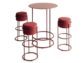DROP - Metal high side table by Cor - view 3