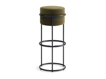 DROP - Fabric barstool with footrest by Cor - view 2