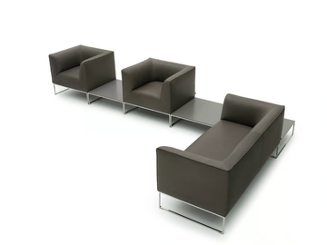 MELL - 3 seater leather sofa by Cor - view 3